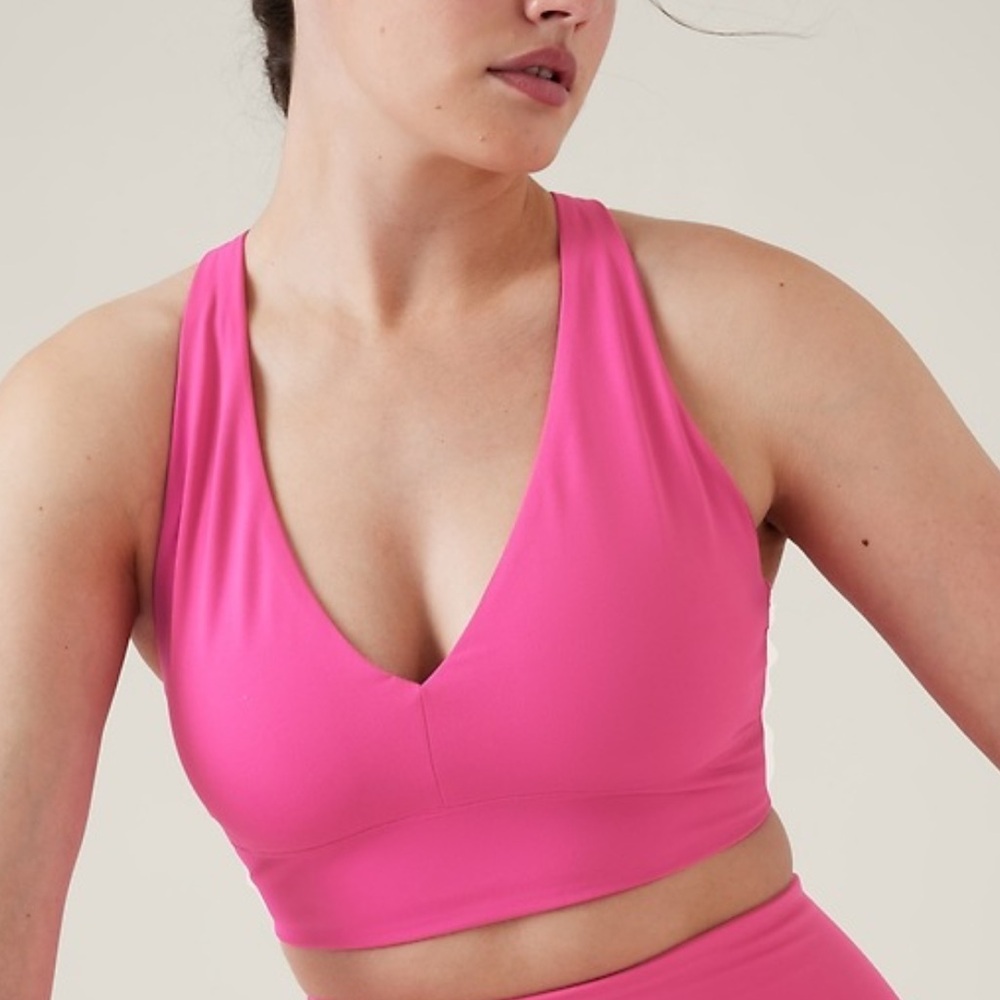 Athleta Transcend Plunge Top sz XS